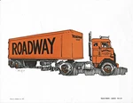 Truck Print * Ulrich 931-571 Roadway Express Copyright 1977 P69. Fixed Price $12.00.