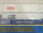 K-line Die Cast Csx Double Husky Stack Dttx Car W/ Intermodal Containers. Fixed Price $99.95.