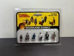 Accents Woodland Scenics Travelers A1840 Ho Scale Figure Train Set. Fixed Price $13.49.