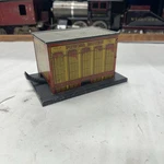 Marx Girard Joy Line Prewar Tin Litho Power House Transformer Toy Train Building. Fixed Price $449.99.
