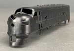Athearn F7A Locomotive Shell, Black HO5397. Fixed Price $18.71.