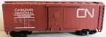 Cox 612082 Ho-scale Canadian National Indigo 40-FT Box Car Cn 555895 Rtr Ovp. Fixed Price $9.95.