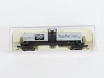 Scale Atlas 40572 Acfx Stauffer Chemical 17,360 Gallon Tank Car #85287. Fixed Price $24.95.