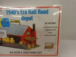 Model Power Ho #625 1940'S Era Rail Road Depot Kit New Original Box. Fixed Price $14.99.
