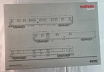 Marklin 49951 Set - 3 Crane Tender Cars For The Train Ho Ac Digital. Fixed Price $124.00.