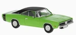 Brekina 1969 Dodge Charger - Green/black #18002 1/87 Ho Scale. Fixed Price $26.95.