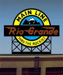 Miller's Rio Grande Billboard Animated Neon Sign O/ho 88-0601 Engineering. Fixed Price $39.99.