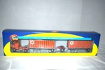 Athearn Ho 1:87 Ringby United Freightliner Semi Tractor W/2 28' Wedge Trailers. Fixed Price $99.99.