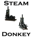Steam Donkey Built Up Ho Scale Logging Model. Comes Ready For Your Layout. Fixed Price $27.99.