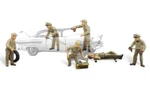 New Woodland Scenics Service Station Attendants Ho Train Figures A1948. Fixed Price $24.49.
