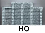 Ho Scale Stone Stepped Wall Abutment, CCH-8400. Fixed Price $12.59.