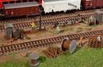120141 Faller Ho Kit Of Trackside Accessories - New. Fixed Price $26.99.