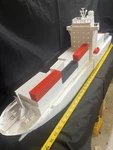 Ho Scale Mid Bridge Container Ship. 38"LONGX6 3/4WIDEX13". Fixed Price $179.00.
