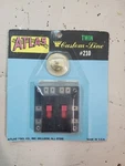 Atlas Custom Line 210 Twin Ho Turnout Switch Analog Double-pole Black Red. Fixed Price $6.99.