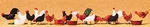 Preiser Ho Animals Chickens PKG(18) 4168. Fixed Price $15.98.