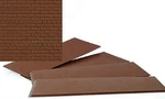 Walthers Cornerstone 933-3522 Ho Brick Sheet Light Red. Fixed Price $14.99.