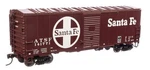 Walthers Ho Scale 40' 1948 Boxcar Ready To Run Santa Fe #141771 910-1202. Fixed Price $25.92.