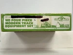 Durango Press #DP-100, Ho-four Piece Modern Track Equipment Set. Metal Kit. Fixed Price $45.00.