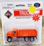 Boley 1:87 Ho #4006 International 4900 Orange Dual Axel Day Stake Bed Truck. Fixed Price $18.70.