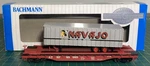 Bachmann Premium 16701 52' 6" Flatcar W/35' Piggyback Trailer Santa Fe - Navajo. Fixed Price $23.99.