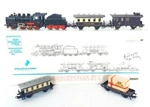Marklin Ho Ac Deutsche Reichsbahn BR-24 Steam Locomotive & "rheingold" Wagon Set. Fixed Price $299.99.