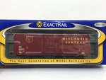 Ho Exactrail Wisconsin Central 50 Pc&f 6033 Cu Ft Single Door Boxcar Wc #29001. Fixed Price $35.00.