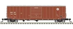 Atlas Ho Acf 50' Precision Design Rib-side Boxcar Burlington Northern 20007063. Fixed Price $48.98.