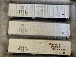 Ho Scale Athearn Southern Pacific Fruit Express Spfe Reefers 57' 3 Pack Set. Fixed Price $49.95.