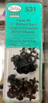 Kadee Ho Scale Metal Wheelsets #531 36" Ribbed-back CODE-88 (12 Sets). Fixed Price $14.25.