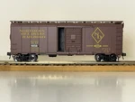 Ho, Athearn, Northern Delaware Railroad, Brown 40 Single Door Boxcar #ND-6035. Fixed Price $32.00.