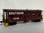 Ho Scale Overland Models Brass Southern Railway Caboose X3104. Fixed Price $300.00.