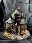 Signed Rare 2004 Dept 56 Halloween Castle Blackstone Sound Light Works Retired. Fixed Price $149.99.