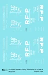K4 Ho Scale Decals Richmond, Fredericksburg Potomac 40 Ft Boxcar Rf&p Virginia. Fixed Price $8.15.