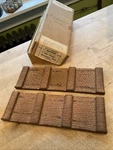 Rare Nos A.c.e.m. Products England Oo Gauge 2 Pc Cement Retaining Walls. Fixed Price $24.00.