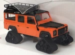 Busch New Ho 1/87 Scale Land Rover Defender W/mattracks Orange & Black Finish. Fixed Price $47.99.