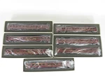 Soho Brass Scale Prr Pennsylvania Railroad 7 Passenger Car Set Painted. Fixed Price $495.00.