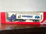 Herpa #6074 Mack CH613 Sleeper Cab W/40' Box Trailer "gradall" H.o. 1:87. Fixed Price $29.99.