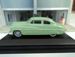 Oxford 1949 Mercury Calcutta Green 1/87 Ho Diecast Car. Fixed Price $13.95.
