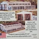 Cck Scale Western Maryland 2 Stall Engine House Kit Oop. Fixed Price $368.20.