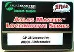 Ho Scale Atlas Master Dcc Undecorated Custom Painted Conrail GP38 #7635 8960. Fixed Price $130.00.
