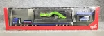 Herpa Ho 1:87 151818 Man Heavy Haul W/excavator & Chase Car Long 12" Iob. Fixed Price $169.95.