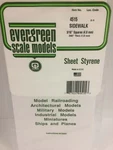 Evergreen Scale Models Styrene Sidewalk Sheet .040 X 6 12IN .1 15.2 3 4515. Fixed Price $9.98.