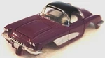 59 Chevy Corvette Purple Black Top Jl Tjet Ho Slot Car Screw On Body Please Read. Fixed Price $19.87.