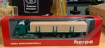 Rare Herpa 1/87 Kp Holz Volvo Tractor & Flatbed Trailer W/ Lumber Load Nib. Fixed Price $19.99.