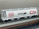 Canadian National Rail To Road Nsc Cylindrical Covered 4 Bay Hopper Scale New. Fixed Price $76.95.