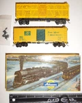 Get 2 Ho Train Athearn Freight Cars, W/ Kadee Couplers, Sprung Trucks, Built. Fixed Price $21.99.