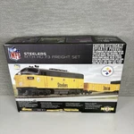 Mth Pittsburgh Steelers F3 Freight Train Set 81-4007-1 Ho Gauge Electric. Fixed Price $195.47.