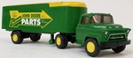 Wiking New Ho 1/87 Scale 1950'S Chevrolet Tractor Trailer Marked For John Deere. Fixed Price $35.99.