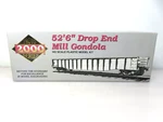 Proto 2000 Ho Scale 52'6" Mill Gondola Slsf Frisco Railroad 61260 Kit Nos. Fixed Price $14.49.