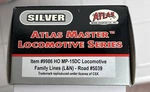 Atlas Master Ho Scale Locomotive, L&n Family Lines MP-15DC. Fixed Price $150.00.